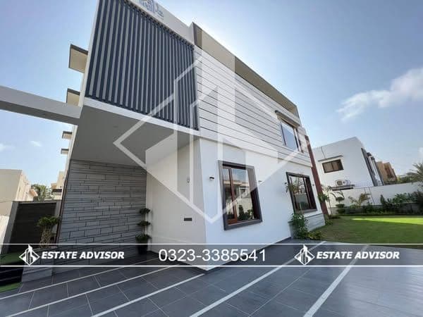 Outclassed 1 year old 800 Yards Perfectly Designed Bungalow Available for Sale in Phase VI DHA Karachi - 1